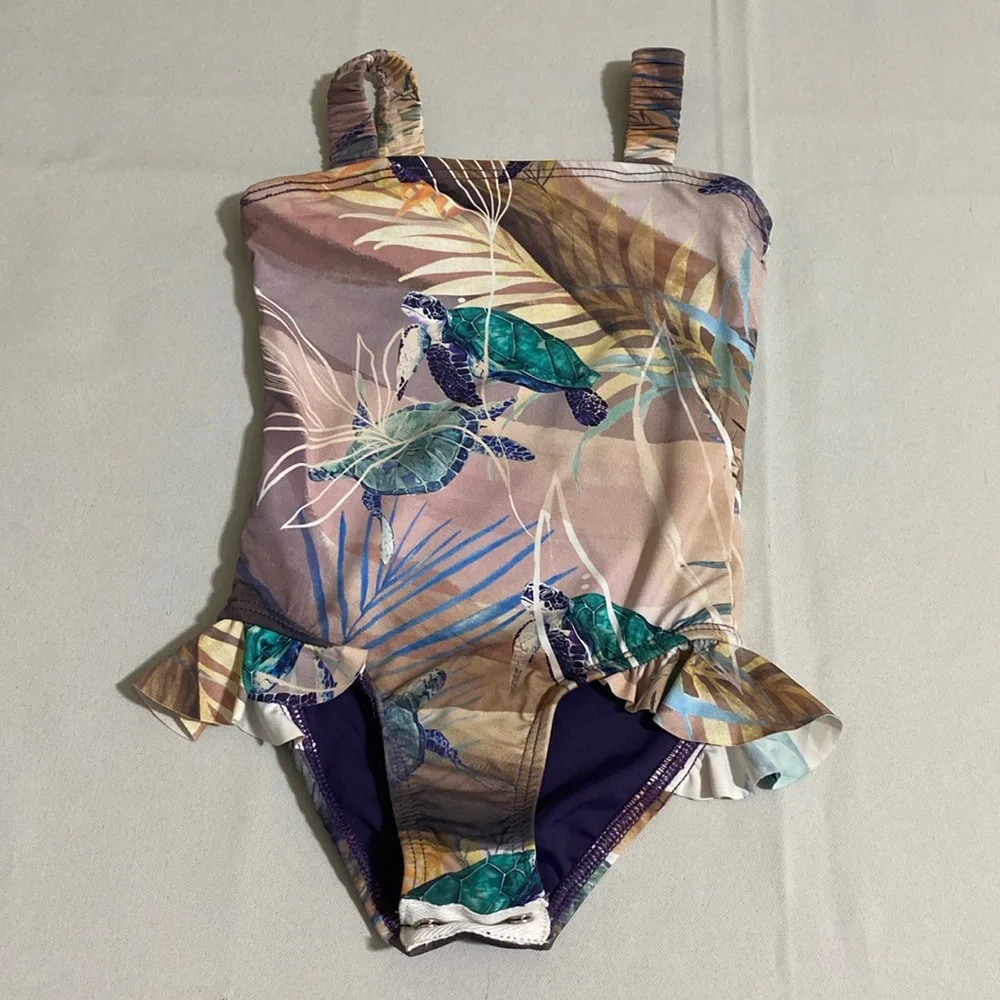 WET Baby’s Turtle Print One-Piece Swimsuit Size 1T